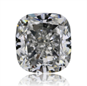 Natural Diamond 1.01 Carats, Cushion with  Cut, F Color, SI1 Clarity and Certified by GIA