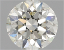 Natural Diamond 1.01 Carats, Round with Excellent Cut, M Color, VVS1 Clarity and Certified by GIA