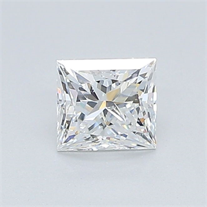 Foto Diamante Natural 0.63 quilates, Princesa , Color F, claridad SI2 y certificado GIA de
