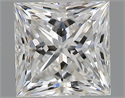 Natural Diamond 0.60 Carats, Princess with  Cut, F Color, VS2 Clarity and Certified by GIA