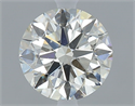 Natural Diamond 0.70 Carats, Round with Excellent Cut, J Color, SI1 Clarity and Certified by GIA