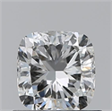 Natural Diamond 0.70 Carats, Cushion with  Cut, F Color, VVS2 Clarity and Certified by GIA