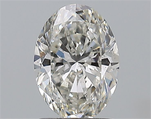 Picture of Natural Diamond 1.51 Carats, Oval with  Cut, H Color, SI2 Clarity and Certified by GIA