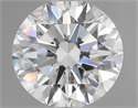 Lab Grown Diamond 1.50 Carats, Round with Excellent Cut, D Color, VS1 Clarity and Certified by IGI
