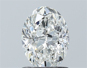 Picture of Natural Diamond 1.01 Carats, Oval with  Cut, F Color, VS1 Clarity and Certified by GIA