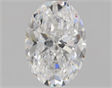 Natural Diamond 1.02 Carats, Oval with  Cut, D Color, VVS1 Clarity and Certified by GIA