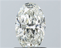 Natural Diamond 1.01 Carats, Oval with  Cut, I Color, VS2 Clarity and Certified by GIA