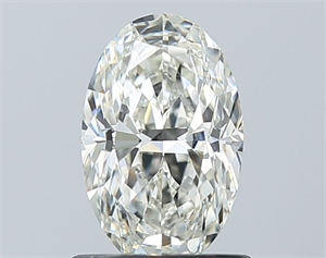 Picture of Natural Diamond 1.01 Carats, Oval with  Cut, I Color, VS2 Clarity and Certified by GIA