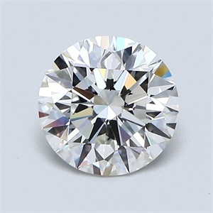Foto Diamante Natural 1.30 quilates, Redondo , Color F, claridad VVS2 y certificado GIA de