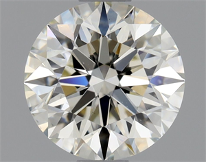 Picture of Natural Diamond 0.80 Carats, Round with Excellent Cut, K Color, VS2 Clarity and Certified by GIA