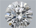 Natural Diamond 0.40 Carats, Round with Excellent Cut, H Color, SI2 Clarity and Certified by GIA