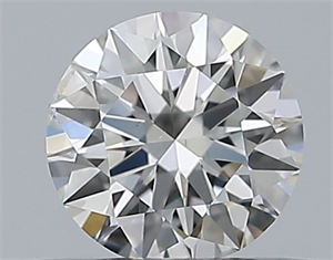 Picture of Natural Diamond 0.40 Carats, Round with Excellent Cut, H Color, SI2 Clarity and Certified by GIA