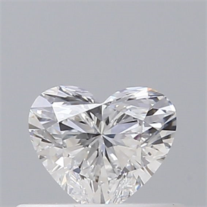 Picture of Natural Diamond 0.30 Carats, Heart with  Cut, D Color, VS1 Clarity and Certified by GIA