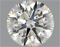 Natural Diamond 0.90 Carats, Round with Excellent Cut, I Color, SI1 Clarity and Certified by GIA