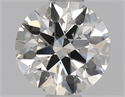 Natural Diamond 0.40 Carats, Round with Excellent Cut, I Color, SI1 Clarity and Certified by GIA