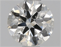 Natural Diamond 0.40 Carats, Round with Excellent Cut, I Color, SI1 Clarity and Certified by GIA