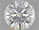 Natural Diamond 1.21 Carats, Round with Excellent Cut, I Color, SI2 Clarity and Certified by GIA