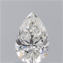 Natural Diamond 1.01 Carats, Pear with  Cut, H Color, VS2 Clarity and Certified by GIA