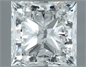 Natural Diamond 1.00 Carats, Princess with  Cut, G Color, VS2 Clarity and Certified by IGI