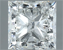 Natural Diamond 1.00 Carats, Princess with  Cut, G Color, VS2 Clarity and Certified by IGI