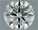 Diamante Natural 0.70 quilates, Redondo , Color J, claridad SI1 y certificado IGI