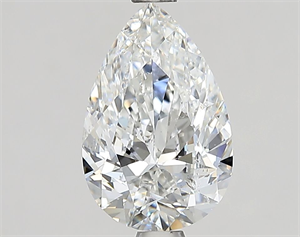 Foto Diamante Natural 1.52 quilates, De pera , Color F, claridad SI1 y certificado GIA de