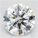 Del inventario de diamantes de laboratorio, 3.40 quilates, Redondo , Color D, claridad VVS1 y certificado IGI