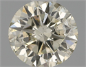 Natural Diamond 0.51 Carats, Round with Excellent Cut, K Color, SI2 Clarity and Certified by IGI