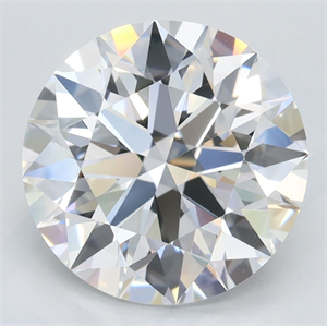 Picture of Lab Grown Diamond 3.65 Carats, Round with Excellent Cut, D Color, VVS1 Clarity and Certified by GIA