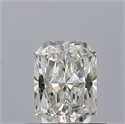 Natural Diamond 0.50 Carats, Radiant with  Cut, H Color, VVS1 Clarity and Certified by GIA