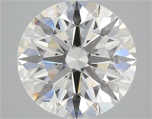 Picture of Lab Grown Diamond 4.30 Carats, Round with Ideal Cut, G Color, VS2 Clarity and Certified by IGI