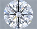 Lab Grown Diamond 3.01 Carats, Round with Ideal Cut, D Color, VVS1 Clarity and Certified by IGI