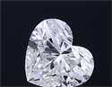 Natural Diamond 0.50 Carats, Heart with  Cut, I Color, SI2 Clarity and Certified by GIA