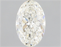 Natural Diamond 0.91 Carats, Oval with  Cut, I Color, SI1 Clarity and Certified by GIA