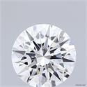Lab Grown Diamond 2.01 Carats, Round with Excellent Cut, D Color, VVS2 Clarity and Certified by IGI