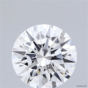 Picture of Lab Grown Diamond 2.01 Carats, Round with Excellent Cut, D Color, VVS2 Clarity and Certified by IGI