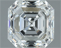 Natural Diamond 1.00 Carats, Asscher with  Cut, G Color, VVS1 Clarity and Certified by IGI