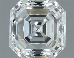 Picture of Natural Diamond 1.00 Carats, Asscher with  Cut, G Color, VVS1 Clarity and Certified by IGI