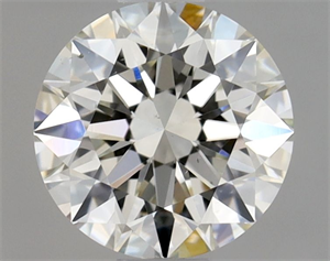 Picture of Natural Diamond 0.70 Carats, Round with Excellent Cut, I Color, VS2 Clarity and Certified by GIA