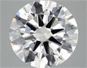 Del inventario de diamantes de laboratorio, 3.01 quilates, Redondo , Color E, claridad VS2 y certificado IGI