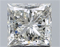 Diamante Natural 1.51 quilates, Princesa , Color I, claridad VVS1 y certificado IGI