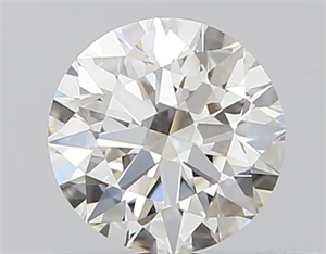 Picture of Natural Diamond 0.40 Carats, Round with Excellent Cut, H Color, VVS1 Clarity and Certified by GIA