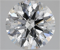 Diamante Natural 1.70 quilates, Redondo , Color E, claridad SI2 y certificado GIA