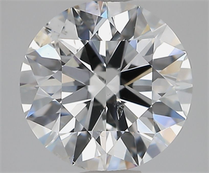 Foto Diamante Natural 1.70 quilates, Redondo , Color E, claridad SI2 y certificado GIA de