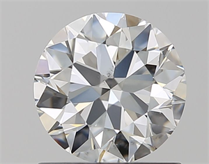 Picture of Natural Diamond 1.00 Carats, Round with Excellent Cut, H Color, SI1 Clarity and Certified by GIA