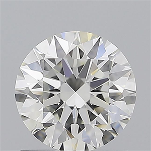 Picture of Natural Diamond 1.10 Carats, Round with Excellent Cut, I Color, VS1 Clarity and Certified by GIA