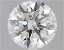 Natural Diamond 2.01 Carats, Round with Excellent Cut, F Color, IF Clarity and Certified by GIA