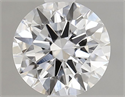 Lab Grown Diamond 1.05 Carats, Round with Ideal Cut, D Color, VS1 Clarity and Certified by IGI