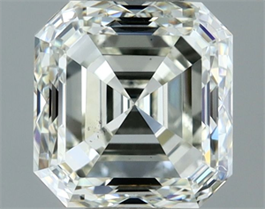 Picture of Natural Diamond 1.00 Carats, Asscher with  Cut, I Color, VS2 Clarity and Certified by IGI