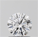 Lab Grown Diamond 1.03 Carats, Round with Ideal Cut, E Color, VS1 Clarity and Certified by IGI